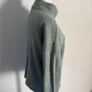 Women's Cozy Gray Turtleneck Sweater